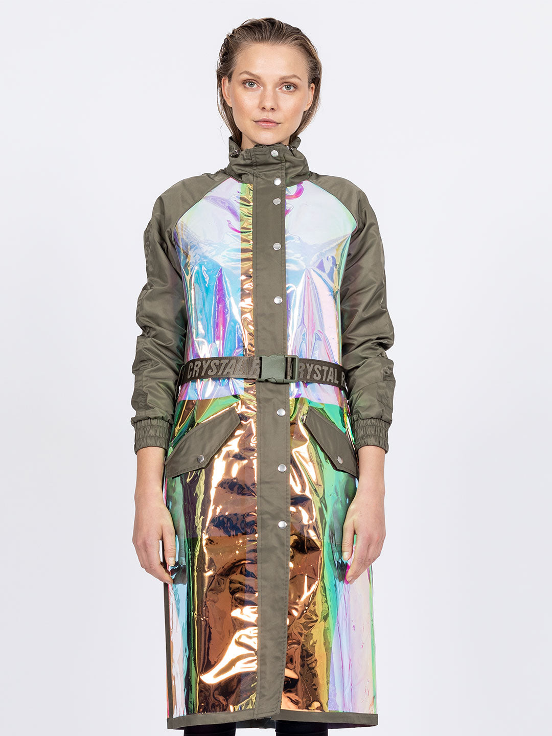 Hologram trench clearance jacket