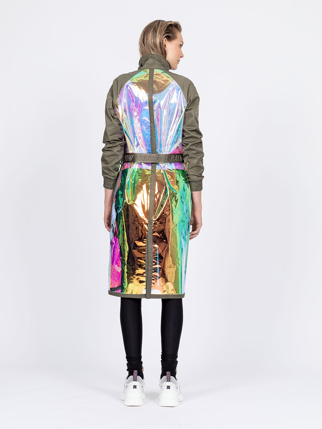 Hologram raincoat on sale